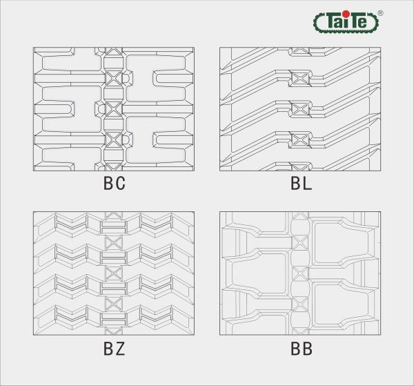 Continuous Track Loader Rubber Tracks 450 X 86BB X 56 For JCB 225T ECO And 260T ECO