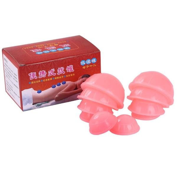 Facial Cupping Therapy Set Silicone Cupping for Chinese Medicine Apparatus and Face