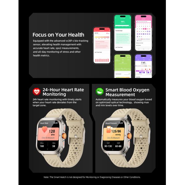 KW295 Smart Watch with Bluetooth Calling 100+ Sports Modes