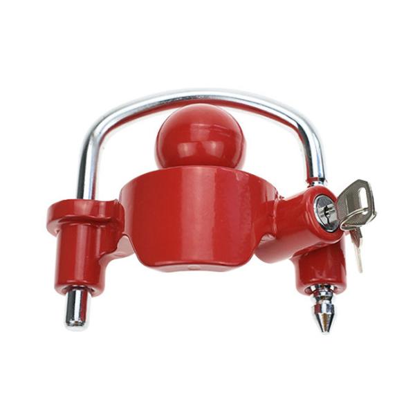 Trailer Hitch Coupling Ball Lock with Steel Zinc Alloy Copper Finish Material