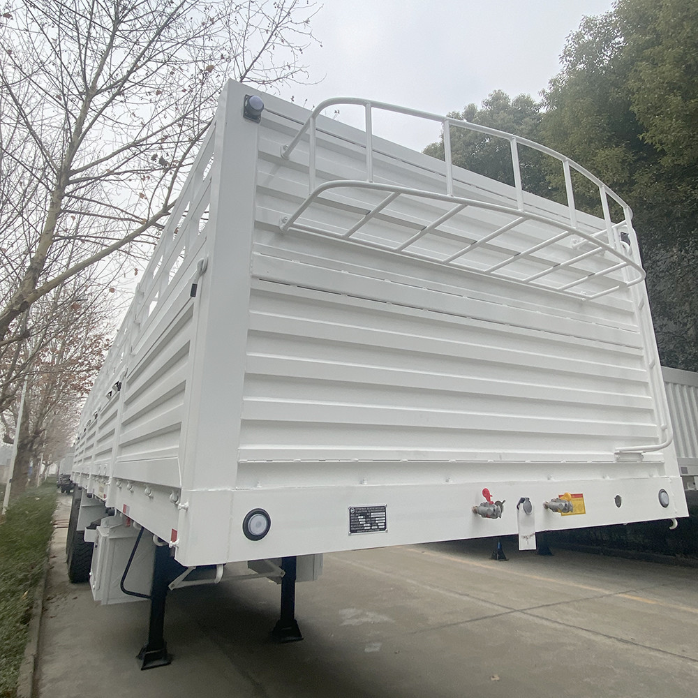Customers Optional CIMC HUAJUN Semi-Trailer for Strong Fence Trailers 60tons 80tons