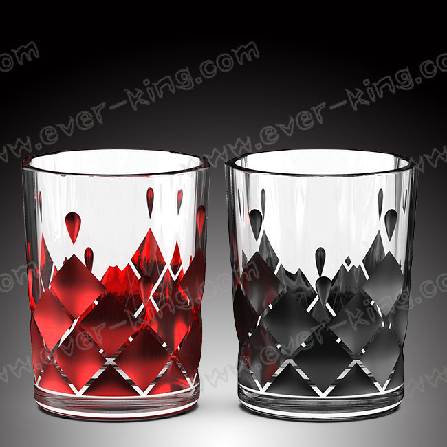 Царапина 400ml 500ml изготовленной на заказ Stemless чашки бокала анти-