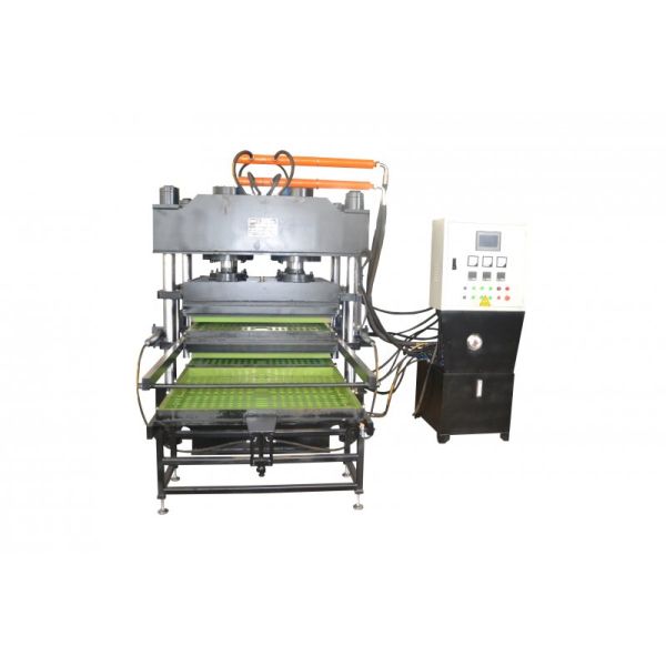 120-Ton Two-Layer Automatic Rubber Floor Tile Vulcanizing Press for High Production Capacity