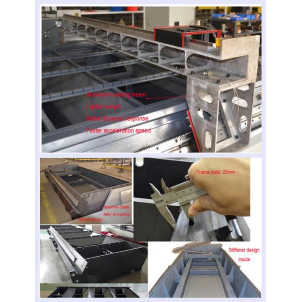 Sheet Metal IPG Fiber Laser Cutting Machine With SmartNest Composing Software