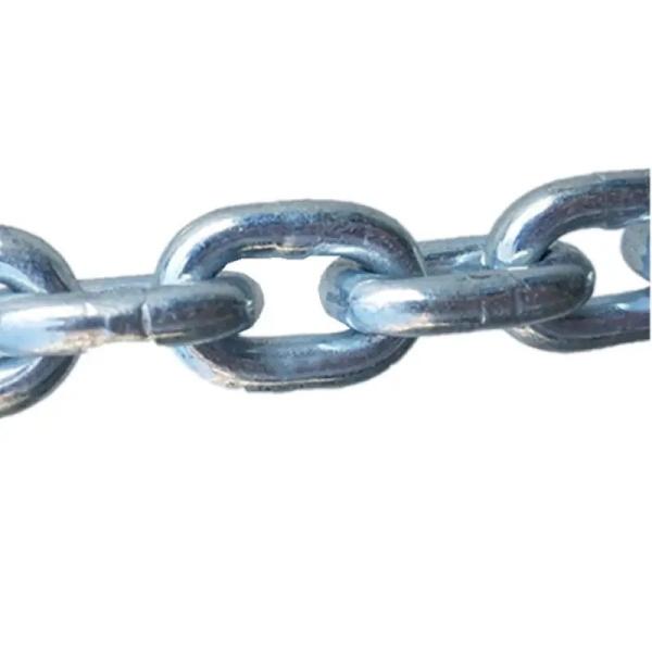 Cadeia de ligação curta de aço galvanizado de carbono soldado para equipamento de elevação de âncora marítima