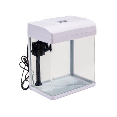 Underwater Gradient Dream Aquarium Fish Tank Mini Home Desktop Square Shape