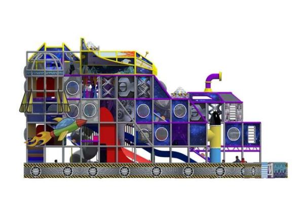 Space Themed Indoor Big Playground Kids Play Center Commerial Kids Equipment For Business