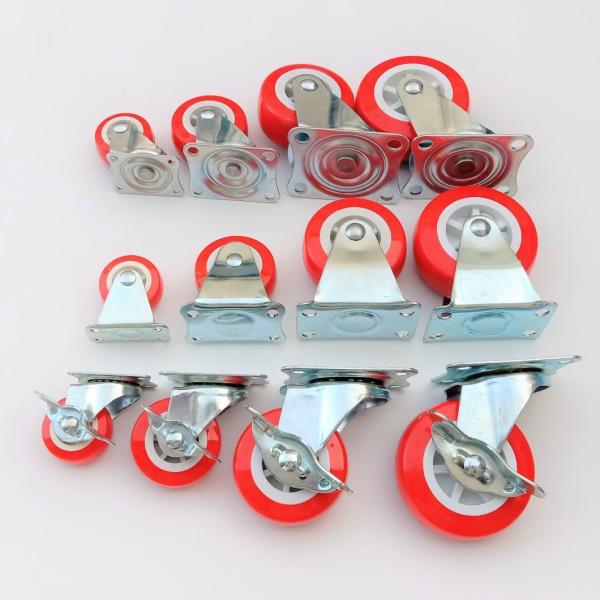 1-3inch Plastic Furniture Swivel Caster Wheel with 17mm/21mm/27mm/27mm Thickness