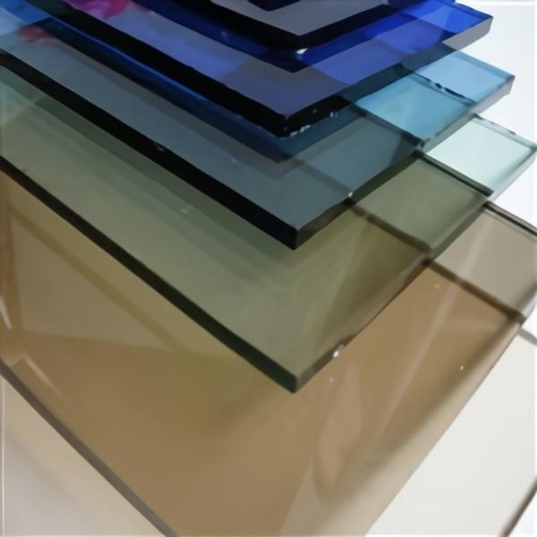 4mm 5mm 6mm 8mm Tinted Bronze Blue Smoke Tempered Building Glass with Solid Structure