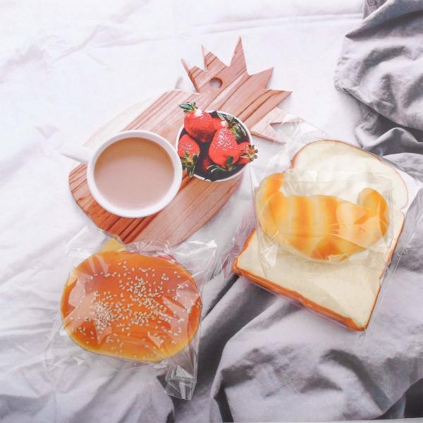 OPP Clear Resealable Cellophane Bags Packaging For Candy Cookie