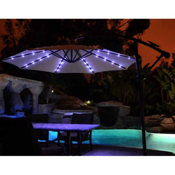 Солнечные парасоли теней Солнца сада зонтика 1.5M патио сени света СИД