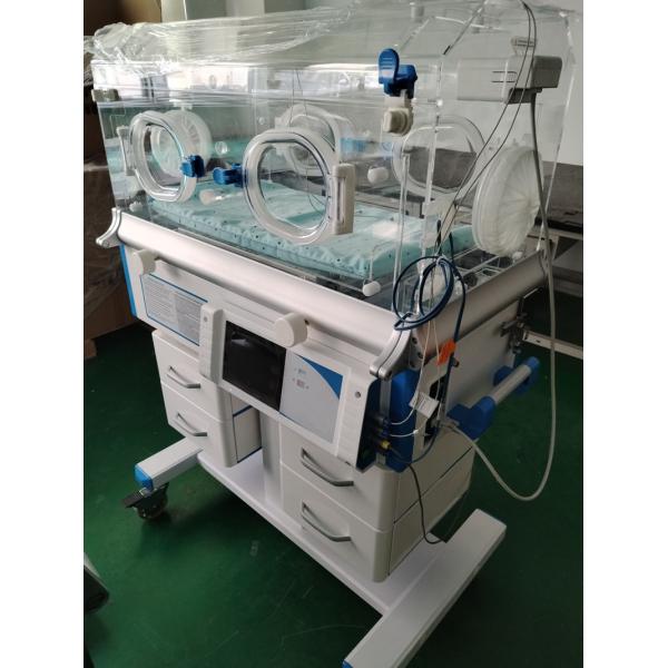 SPO2 Monitoring Neonatal Transport Incubator Humidity Oxygen Concentration Control System