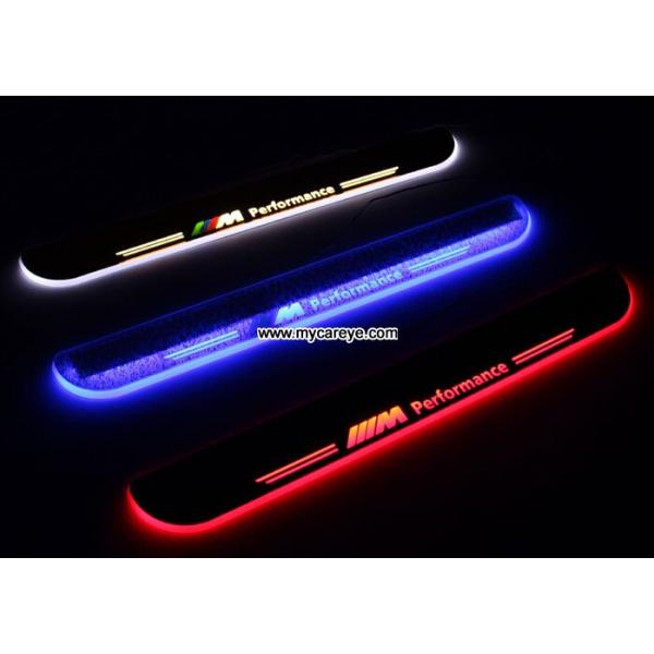 BMW M6 car led door courtesy light logo projector sill door pedal