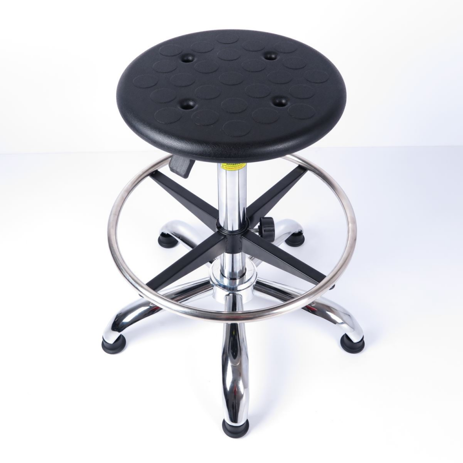 PU Leather ESD Lab Chairs Anti Static Anti Static Lab Chair Adjustable Ergonomic