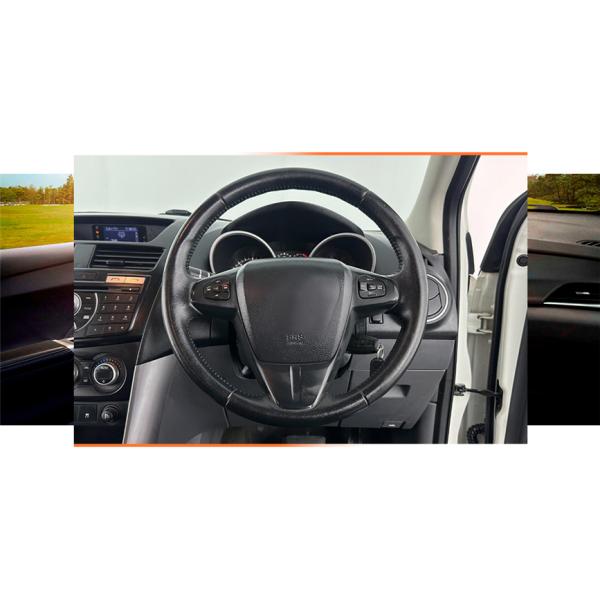 Black Hand Sewing PU Leather Steering Wheel Cover for Mazda BT-50 BT50 2012 2013 2014 2015 2016 2017 2020
