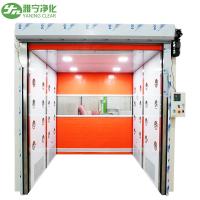 Rolling Door Cargo Air Shower Room Pass Thru Box For Clean Room Accessories