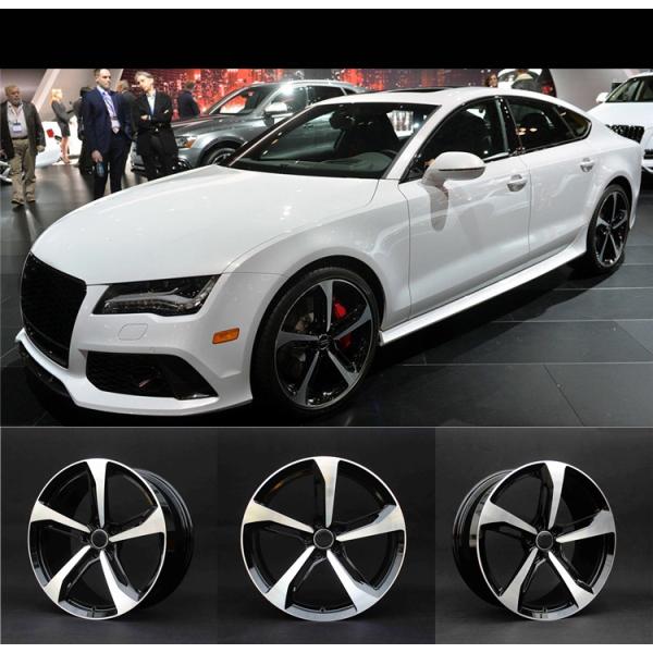 Подвергли механической обработке колесо автомобиля стороны снабжает ободком дюйм 5 x 112 алюминиевого сплава 19