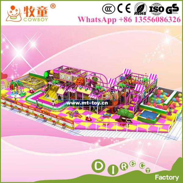 Guangzhou Cowboy Factory Price Commercial Kids Indoor Playground Equipment for Sale