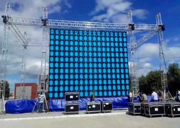 High Resolution Outdoor LED Video Screen Rental , Advertising LE Display Screen P4
