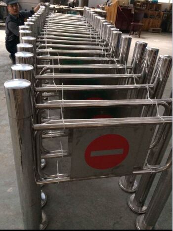 Indoor 970Mm Swing Gate Barrier Mechanical For Shopping Mall Center