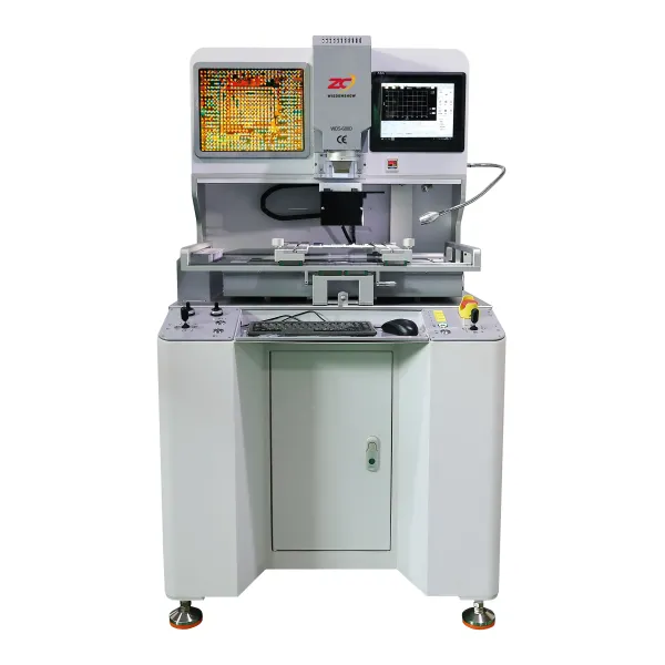 Fully Automatic BGA Rework Station with 1800°C-Resistant Glass Platform 7-Axis Electric Control and Max PCB Size 590×400mm
