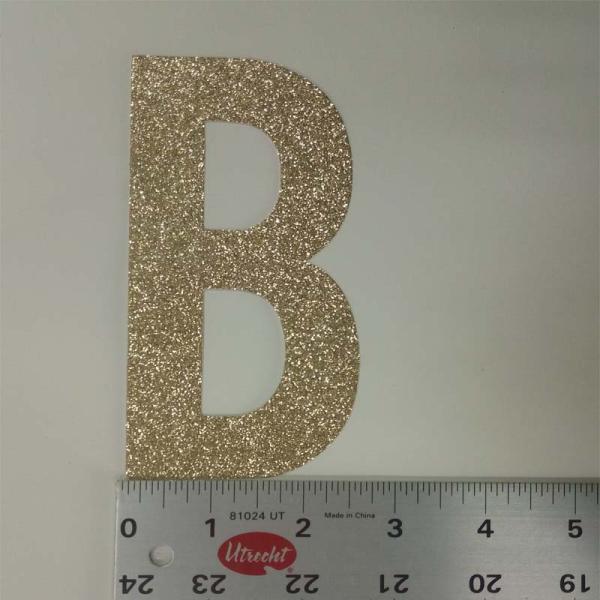 Birthday Party Decorations Kids Glitter Paper Letters Paper Cutting Alphabet
