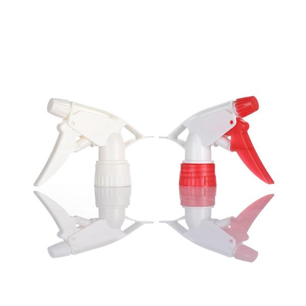28 mm Pulverizador de gatilho de plástico químico para uso doméstico Bomba de água cabeça de pulverização de jardim preta