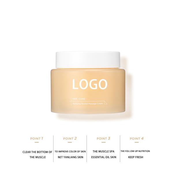 Nettoyage en profondeur Crème hydratante naturelle organique Crème de massage du visage