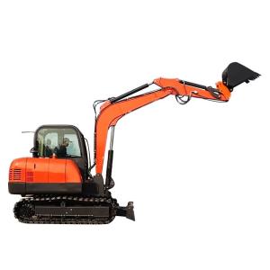 Excavadora hidráulica pequena e eficiente de 6 toneladas, com capacidade de