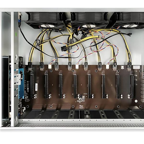 Machine chassis Motherboard 8gpu 847 pro/b85/b75 graphic card Rig Case Box 8 GPU Server Case