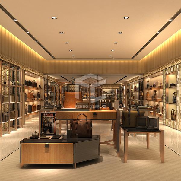 Prateleira de exposição estratificada do saco do metal para a mobília da loja