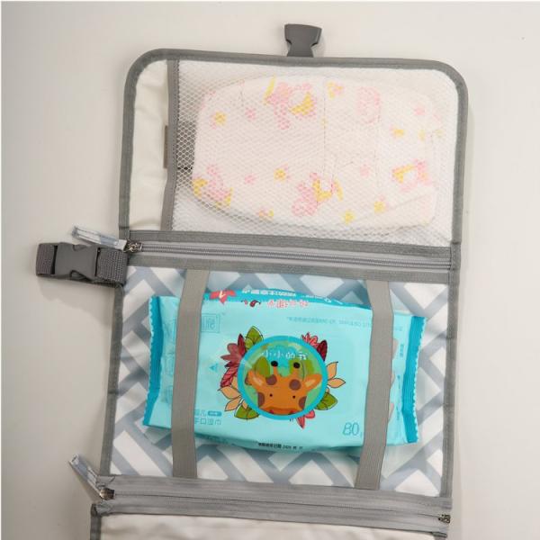 Travel Waterproof Changing Bag , Multi Purpose Baby Bag Inner Pocket Waterproof