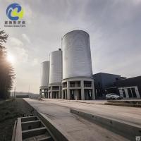 Silos en acier spirale à haute résistance pour stockage de chaux