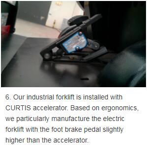 3 Ton Large Capacity Electric Forklift Truck Streamlined Design With Electric Motors