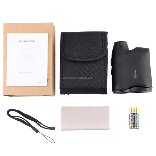 Medidores de distancia con láser 900m ((984yd) Caza Tiro con arco Aventuras al aire libre Encuesta de construcción Medidor de distancia con láser con ángulo lateral de altura