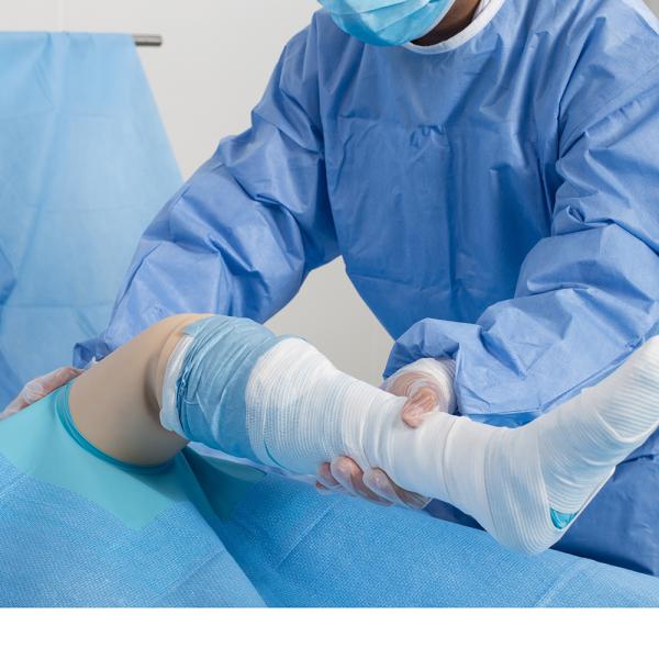 Стерильная устранимая хирургическая сумка колена Arthroscopy пакует многоразовый турникет