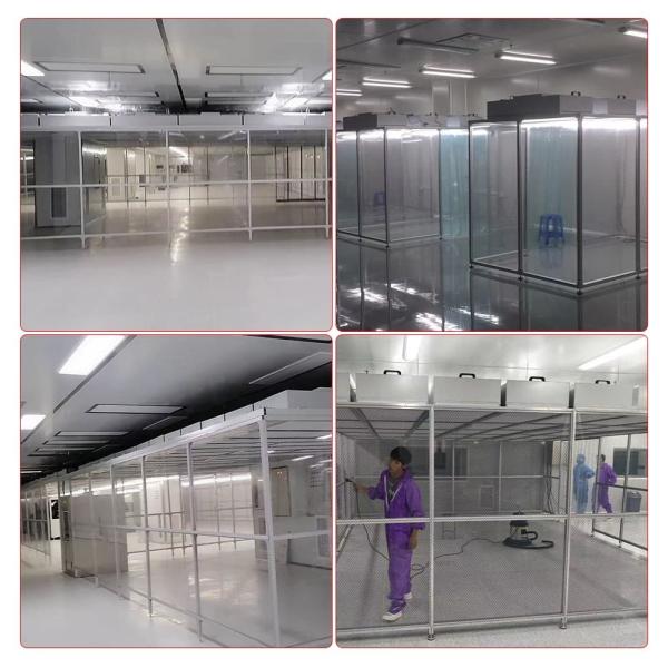 ISO 5 Clean Booth with HEPA FFU System | Modular & Mobile Design for Labs/Electronics