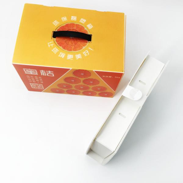 3.0mm Full Printing E Flute Corrugated Plastic Carton With Handle