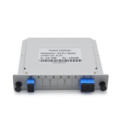 Divisor compacto da fibra ótica do SC APC 1x2/divisor da fibra único modo