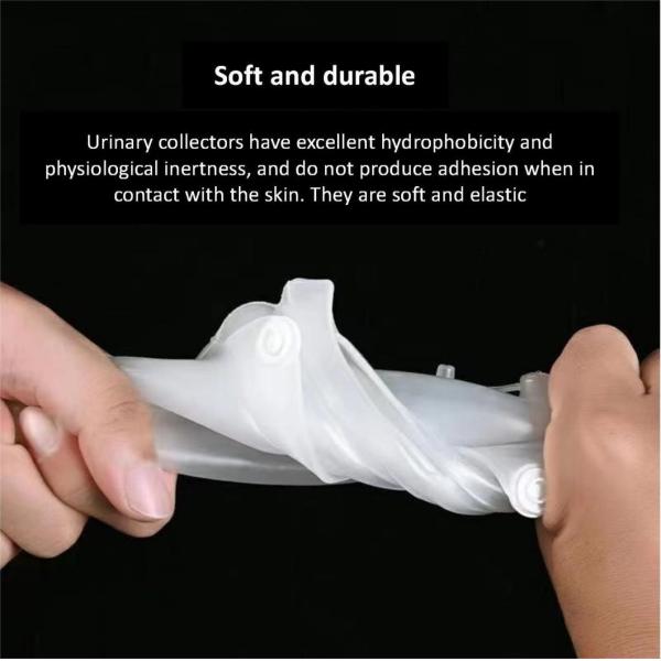 Physical Disinfection 2000ml Silicone Adult Collection Disposable Urine Bag for Elderly