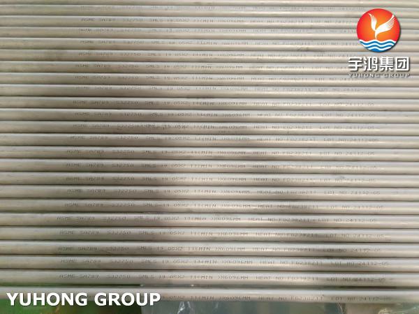 ASTM A789 UNS S32750 Super Duplex Steel Tube , For Surviving Seawater Application