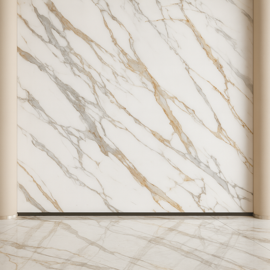 Marble Look Sintered Stone in 3200*1600mm Perfect Choice for Indoor Floor Tiles and Wall Panel Decor