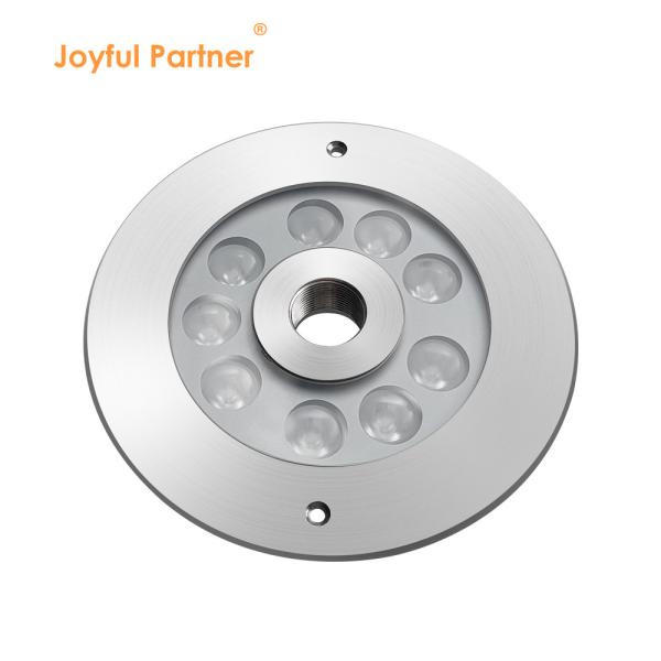 27W 3in1 RGB LED Fountain Light Stainless Steel DC24V Low Voltage For Commercial Square