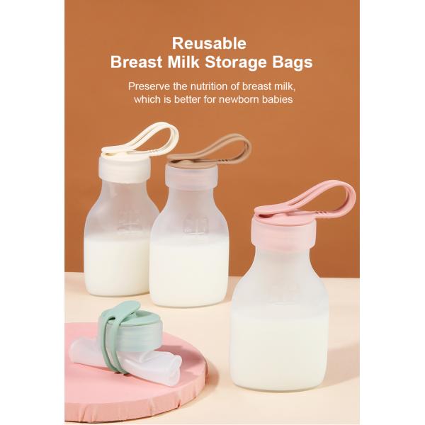 Мешки для грудного молока Мешки для детского питания Мешки для хранения грудного молока из силикона