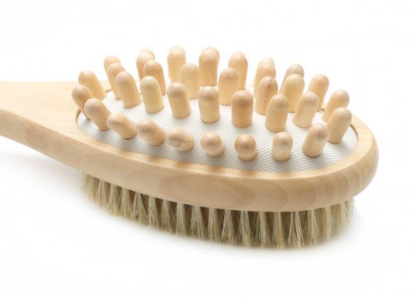 Long Handle Bath Shower Brush Double Sided Dry Remove Cells Spa Massage