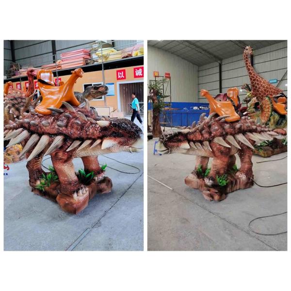 1 Year Warranty Electric Ride On Dinosaur Customized Size For Amusement Park