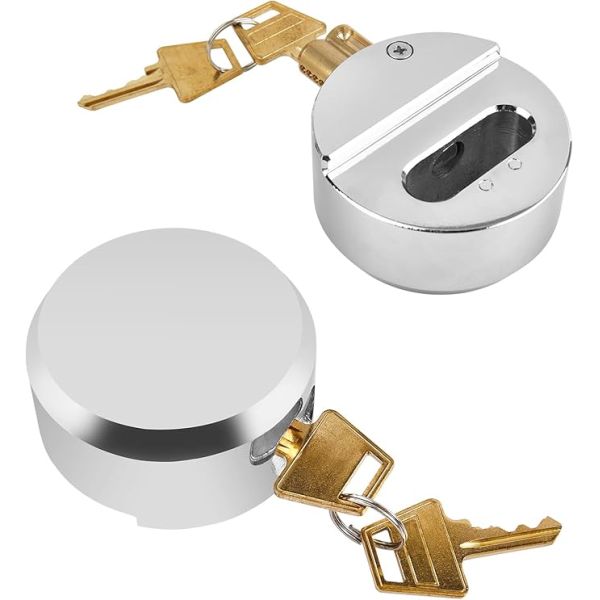 Van Lock High Security Anti-Theft Waterproof Padlock Hasp Set 2 Brass Keys 73mm Hidden Shackle Garage Door Lock Fixing Bolts