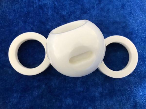 Menos zircônia cerâmica Zro2 da válvula de bola do escapamento/carboneto silicone Csq de Ssic
