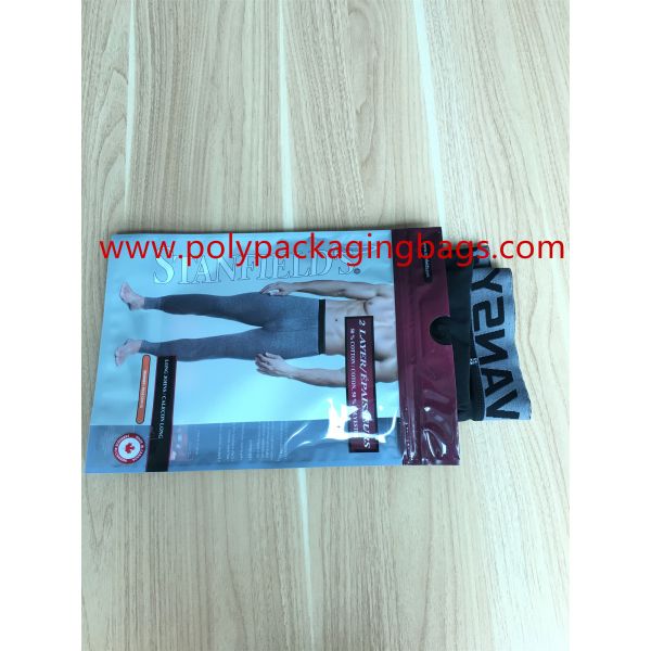 Antistatic Plastic Bags With Hooks 4 Colors Gravure Printing SGS Reach ROHS