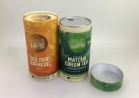 CMYK imprimant de petits tubes de papier hermétiques avec le couvercle d'aluminium pour l'emballage de Macha